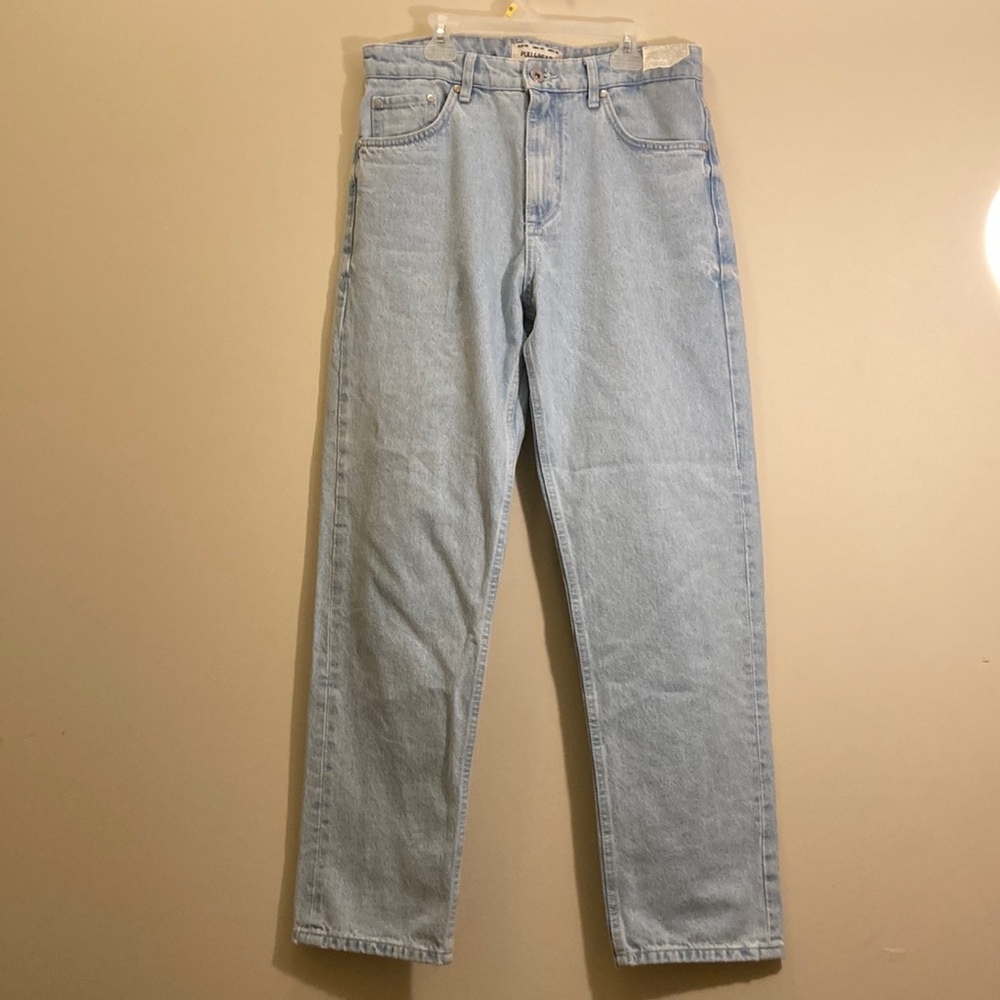 Vintage wide leg light blue jeans